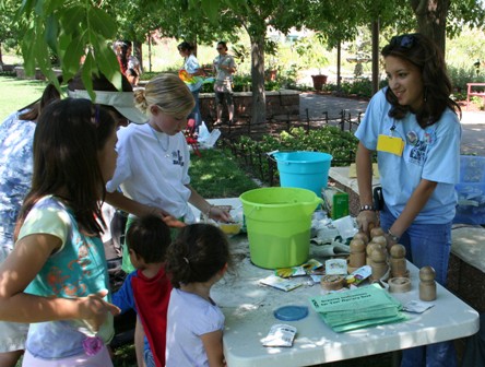 Garden volunteer