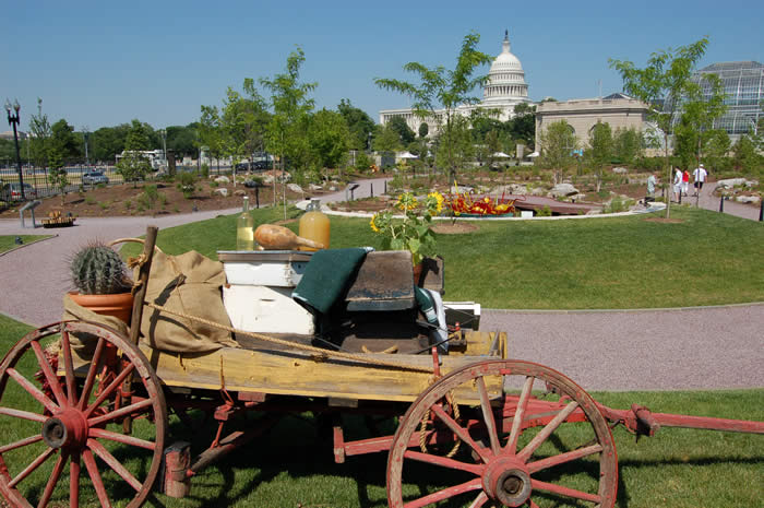 Heritage Farm exihibit with capitol