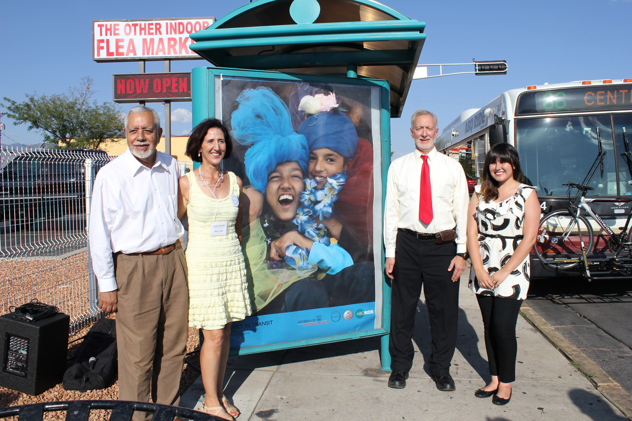 Abq Ride Unveils Art In Transit Project In International District 