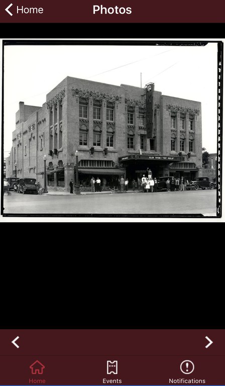 KiMo Theater App - Historic Photo: Exterior