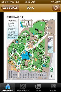 BioPark App Zoo Map