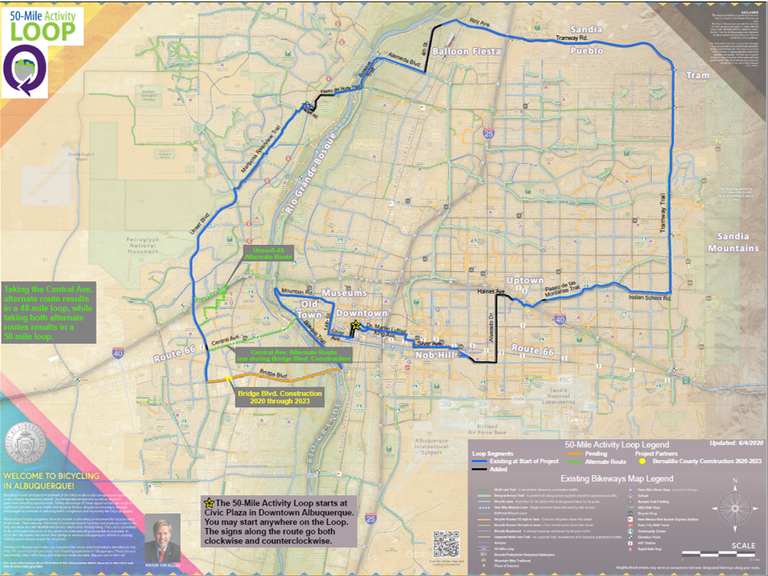 An PNG file of the 50 Mile Activity Loop Map dated May 2020.