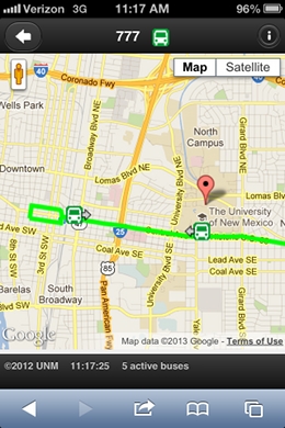 Unm Where�s My Bus Rt 777 Unm Where�s My Bus Rt 777