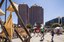 Civic Plaza People Walking Tile