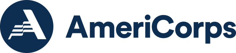 Horizontal Navy AmeriCorps Logo