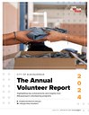 Office of Civic Engagement Annual Volunteer Report 2024 Cover