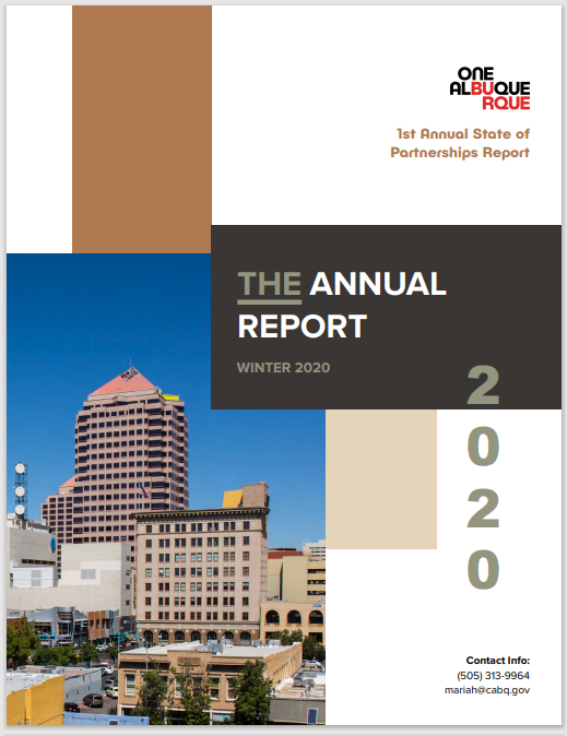 The cover of the 1st Annual State of Partnerships Report: Winter 2020