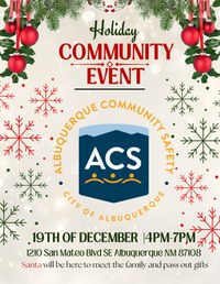 ACS Holiday Community Event