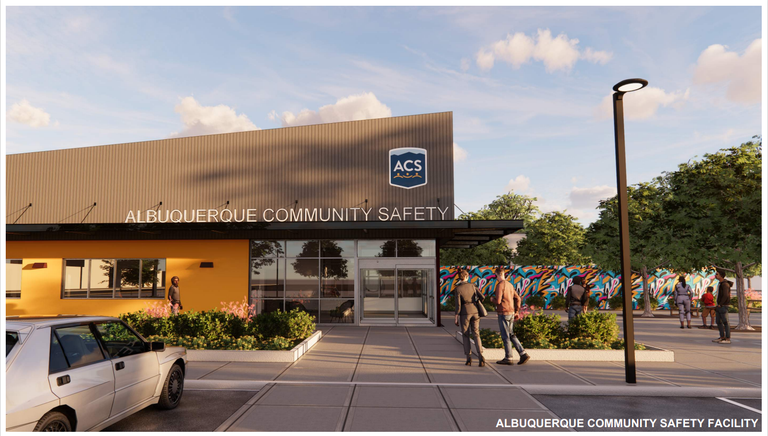 Rendering of Albuquerque Community Safety Department's new headquarters