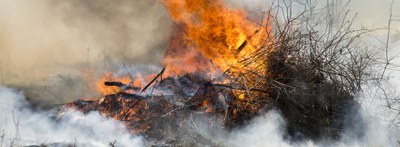 Compliance and Enforcement helps minimize open burning in Albuquerque.