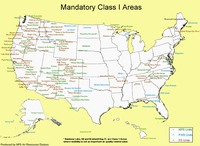 Areas protected by the EPA's Regional Haze Rule Areas protected by the EPA's Regional Haze Rule