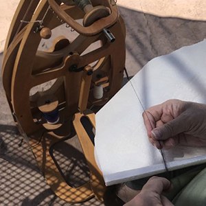 Carla Wackenheim, Spinning and Weaving