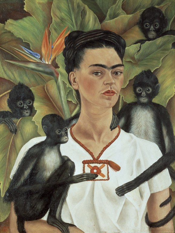 Frida Kahlo, Self-Portrait with Monkeys