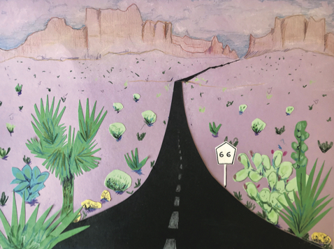 Family Art Activity: New Mexico Landscape
