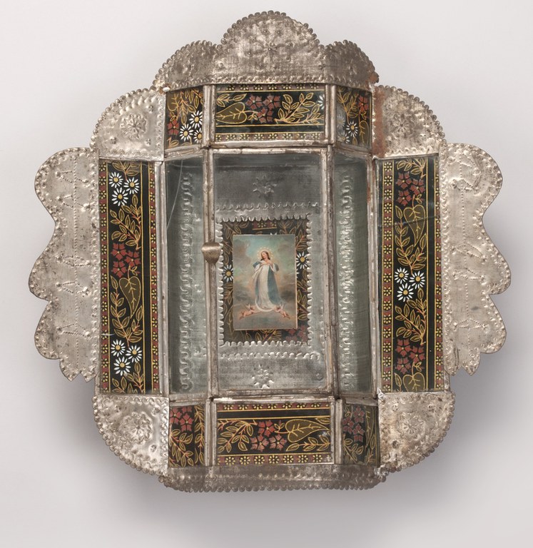 José María Apodaca,  Tin Nicho with image of the Immaculate Conception