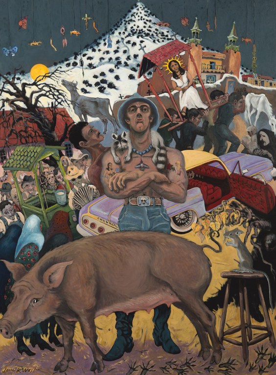 Jerry West, A New Mexico Procession