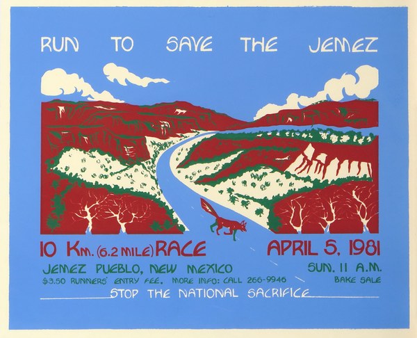 Unidentified Artist, Run to Save the Jemez Seven Generations 2020