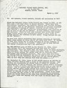 Letter to Members of the National Indian Youth Council, with a Personal Note to Stan Steiner