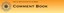 Comment Book header