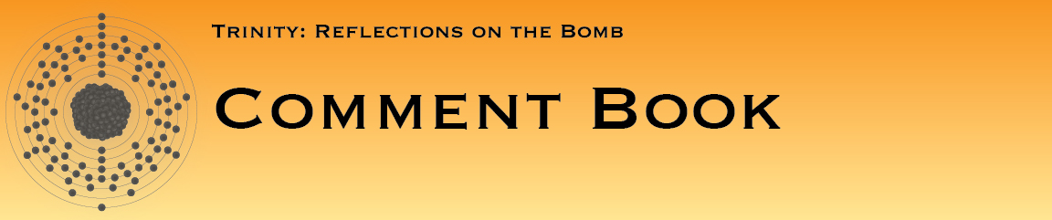 Comment Book header