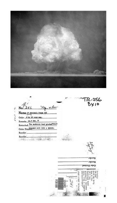 Mary Kavanagh, Selected Images from Trinity Archive, 1945-1946 [from Daughters of Uranium], 2019-2020 (3)