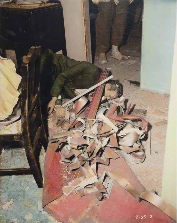 Greg MacGregor, Colorized Los Alamos Archive Negative #S-35-3, 2019 Greg MacGregor, Colorized Los Alamos Archive Negative #S-35-3, 2019