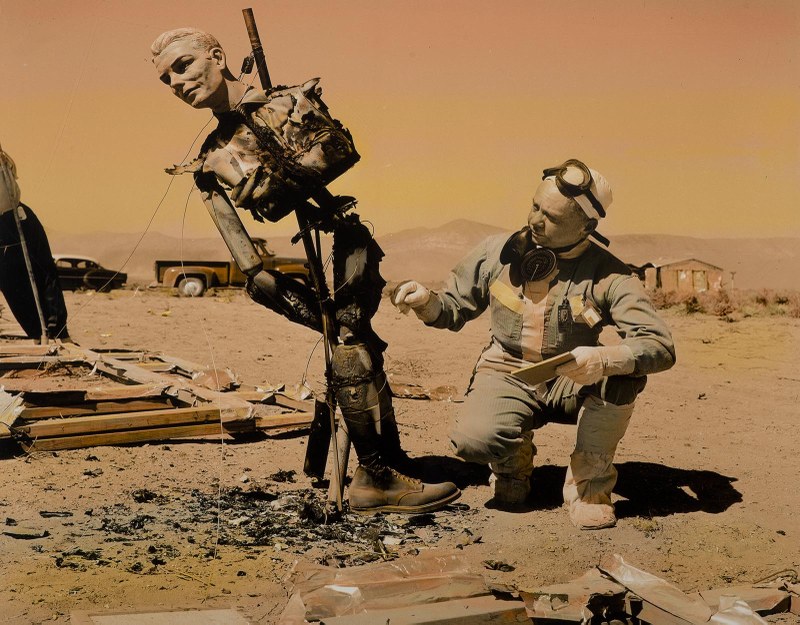 Greg MacGregor, Colorized Los Alamos Archive Negative #5-5-55, 2019
