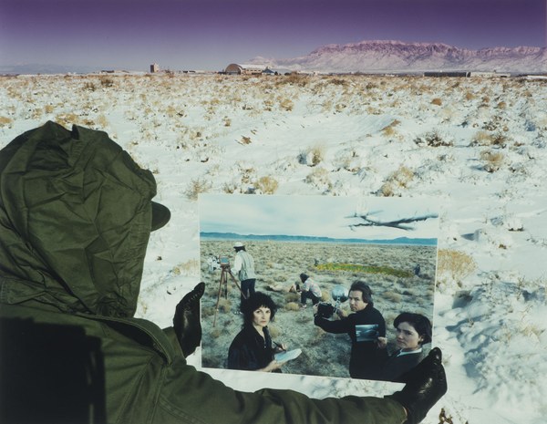 Patrick Nagatani, B-36/Mark 17 H-Bomb Accident (May 22, 1957), 5 1/4 miles South of Gibson Road, Albuquerque, New Mexico, 1991 Patrick Nagatani, B-36/Mark 17 H-Bomb Accident (May 22, 1957), 5 1/4 miles South of Gibson Road, Albuquerque, New Mexico, 1991