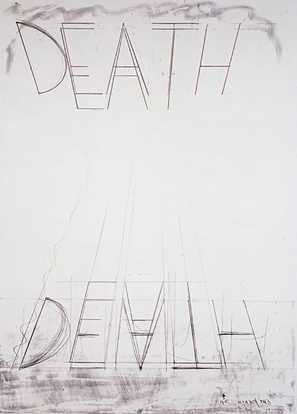 Bruce Nauman, Eat Death, 1976 Bruce Nauman, Eat Death, 1976