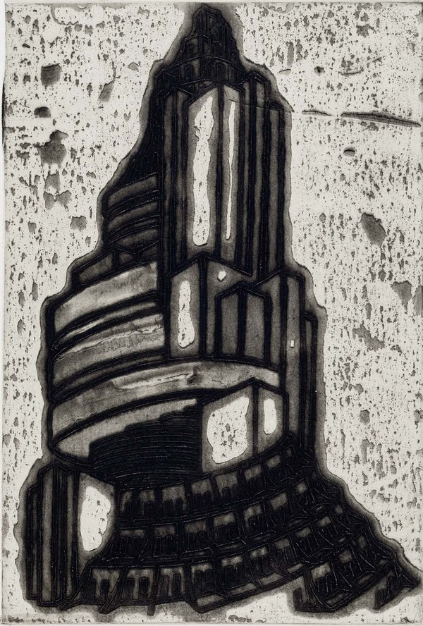 CLICK TO ZOOM Nicola López, Ideal Structures for a Dubious Future (Spiral Tower), 2012