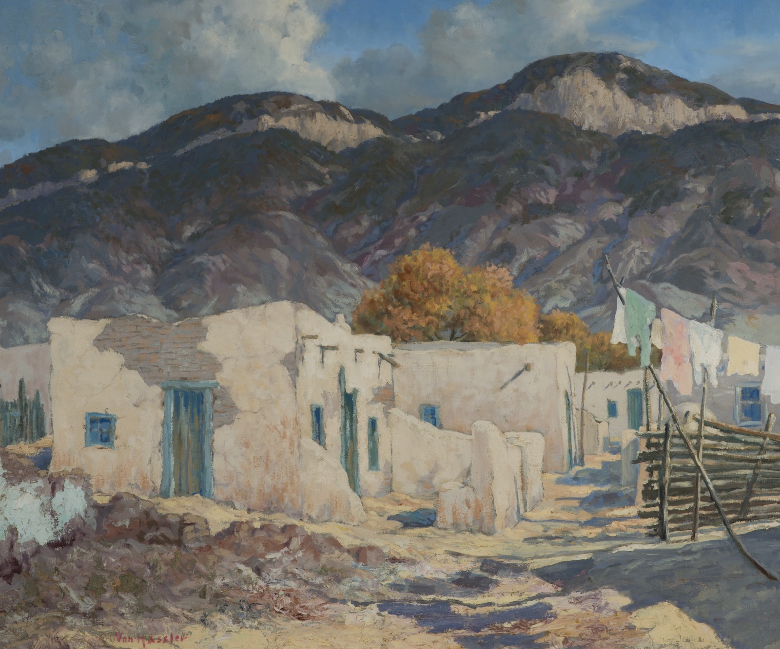 Carl Von Hassler, New Mexico Landscape