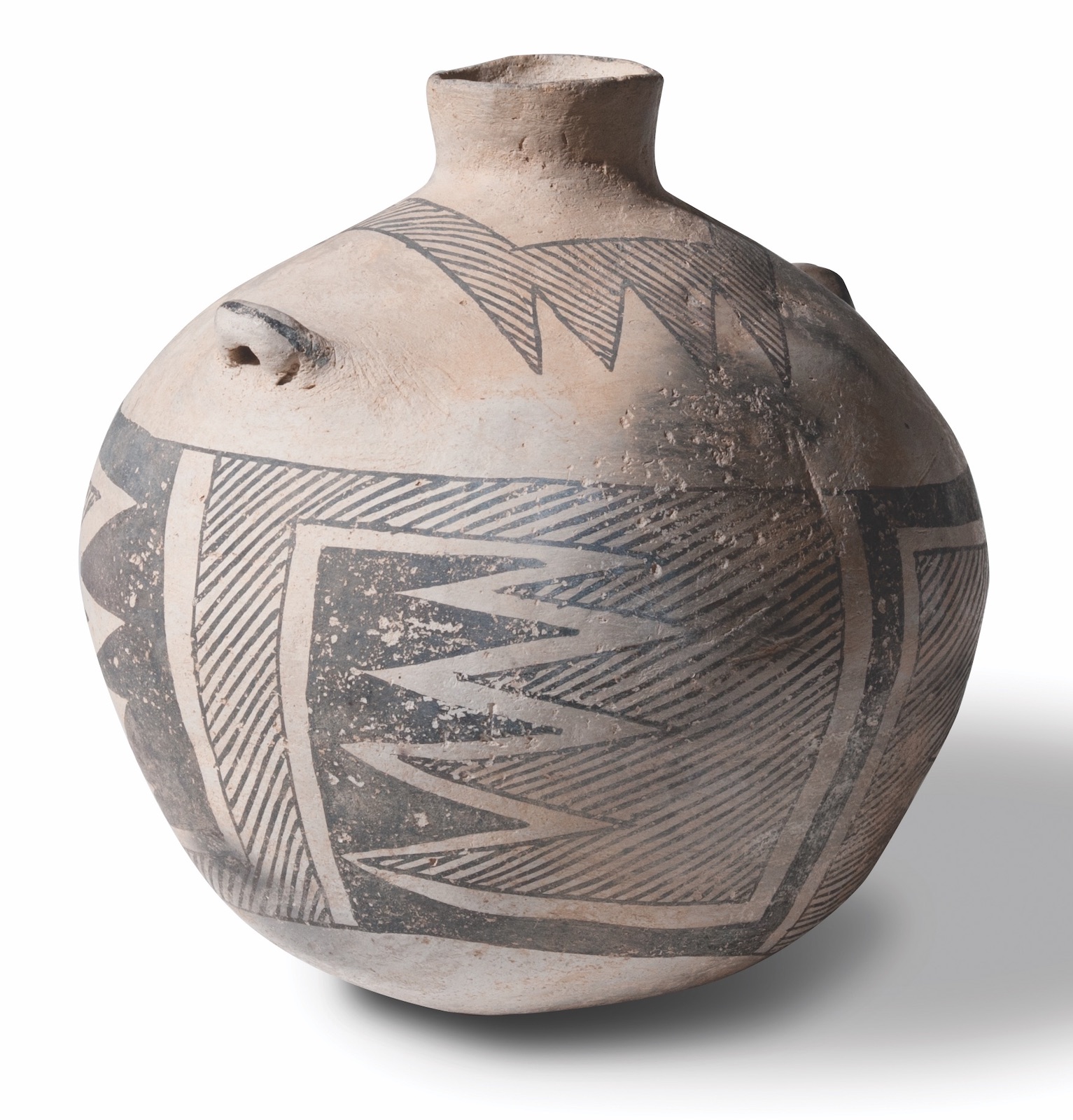 Unidentified artist, Socorro Black-on-White Jar
