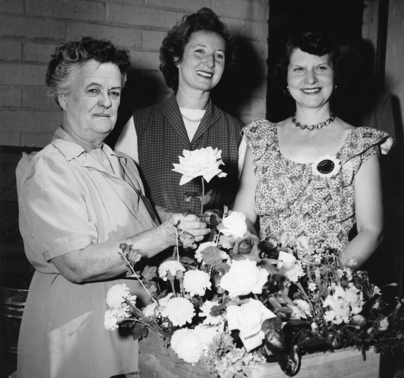 Chairwomen of Local Garden Clubs at the Flower Show