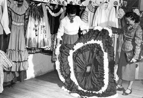 Fiesta dresses, 1951