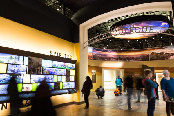 The entry area of the Only in Albuquerque exhibition.