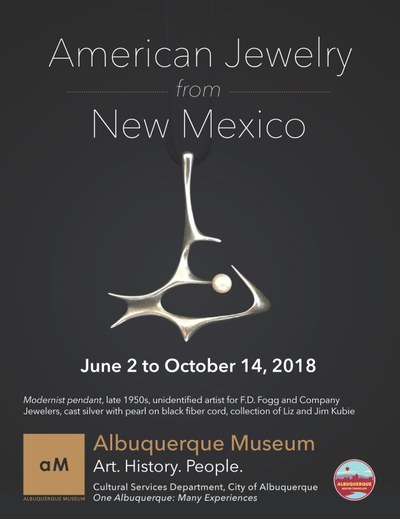 American Jewelry display ad An ad for the American Jewelry from New Mexico featuring a contemporary metal piece.