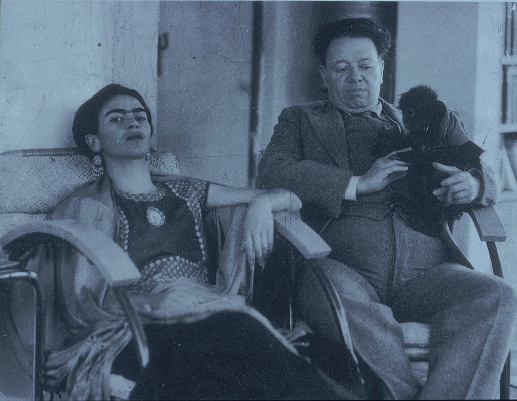 Frida and Diego with Fulang Chang