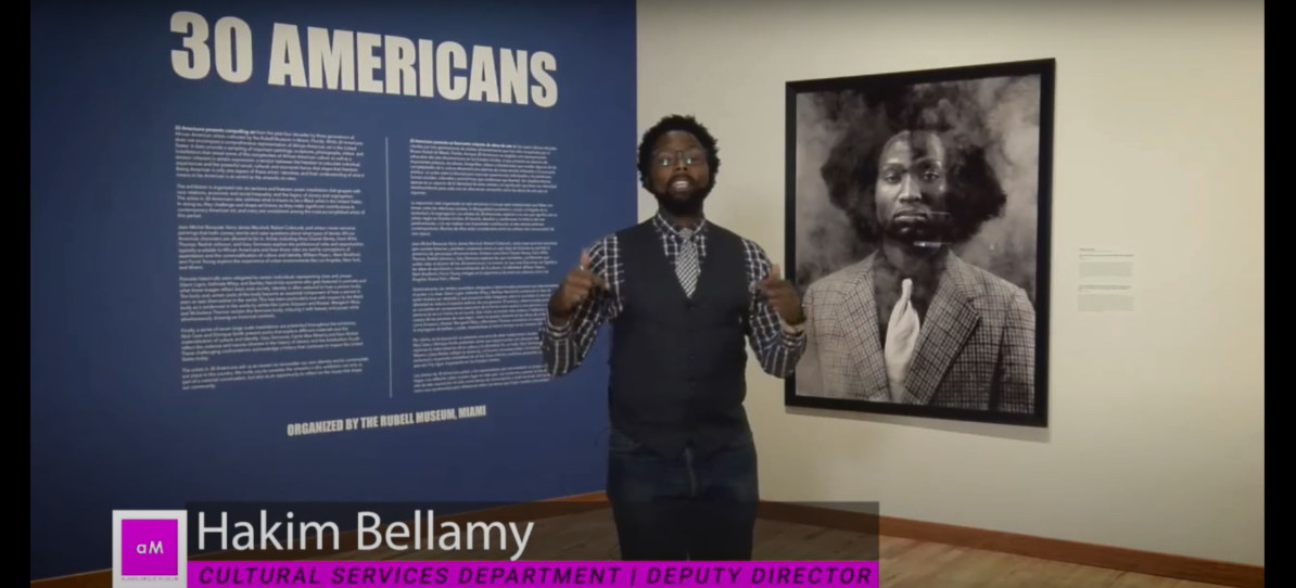 Hakim Bellamy video tour of 30 Americans