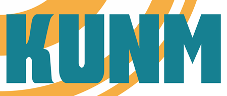 KUNM logo The KUNM logo.