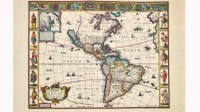 John Speed, The Western Hemisphere in 1626, ca. 1626 (reproduced 1970)