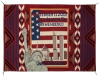 Marilyn Y. Scott, Diné, September 11 Tribute Rug Marilyn Y. Scott, Diné, September 11 Tribute Rug