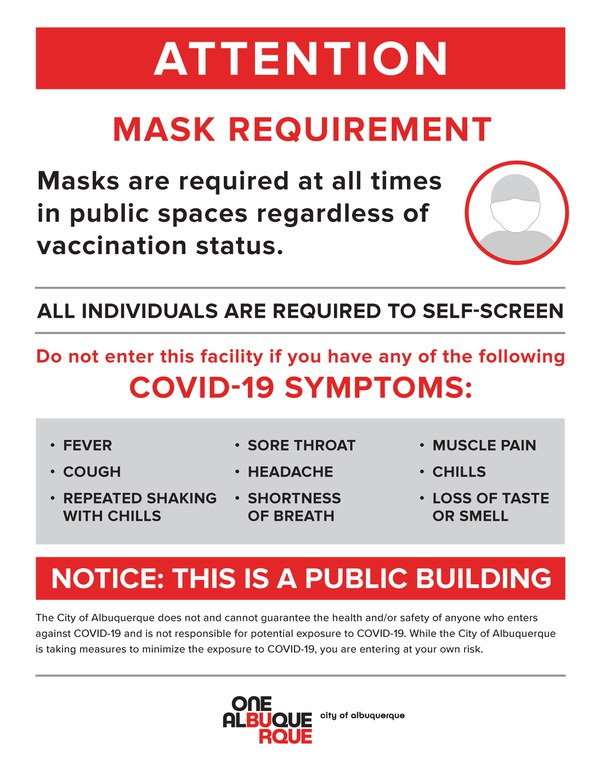 Mask Requirements 08/02/21