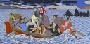 Roger Shimomura, Shimomura Crossing the Delaware