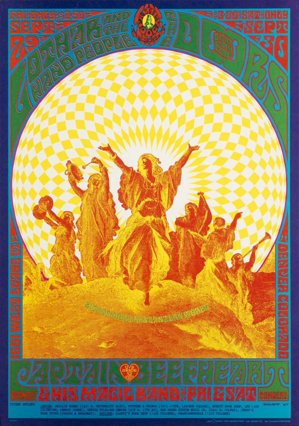 Bob Schnepf,  BG84: Lothar & The Hand People, The Doors, Captain Beefheart & His Magic Band; Sept. 29, 30, Denver
