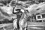 Craigen Jordan Jr. on horseback