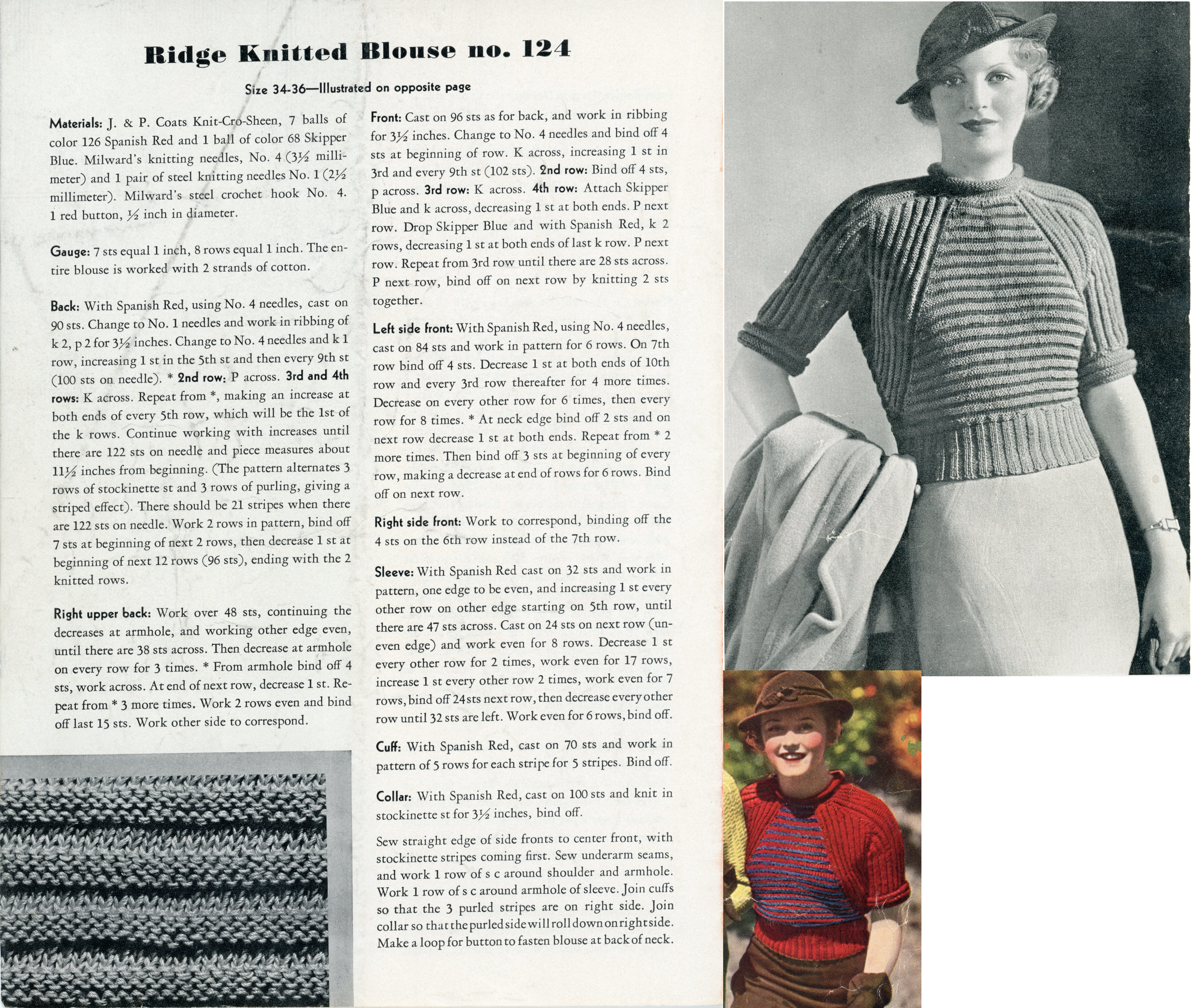 Ridge Knitted Blouse