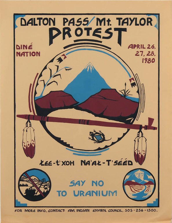 Unidentified Artist, Dalton Pass/Mt. Taylor Protest: Say No to Uranium
