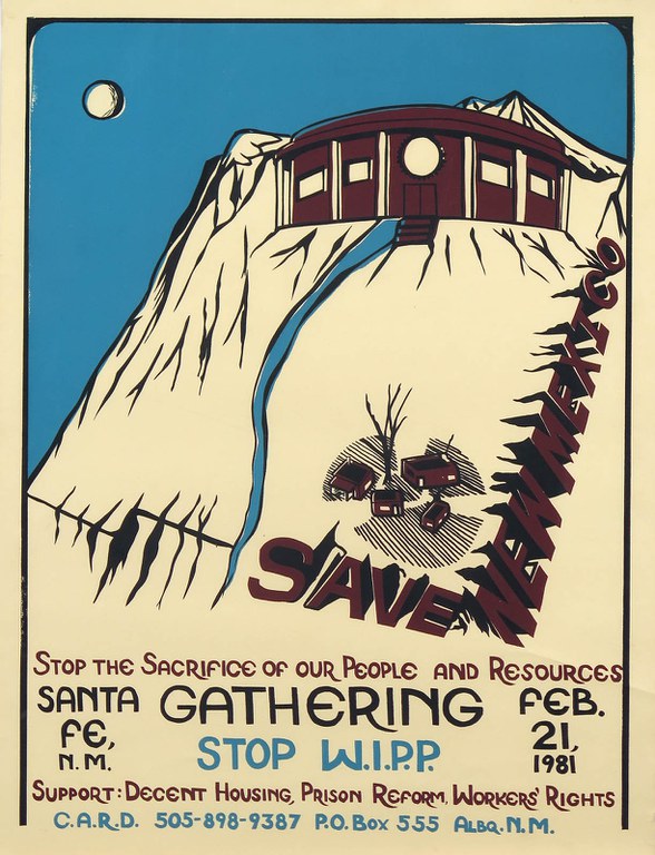 Unidentified Artist, Save New Mexico: Stop the Sacrifice of Our People and Resources