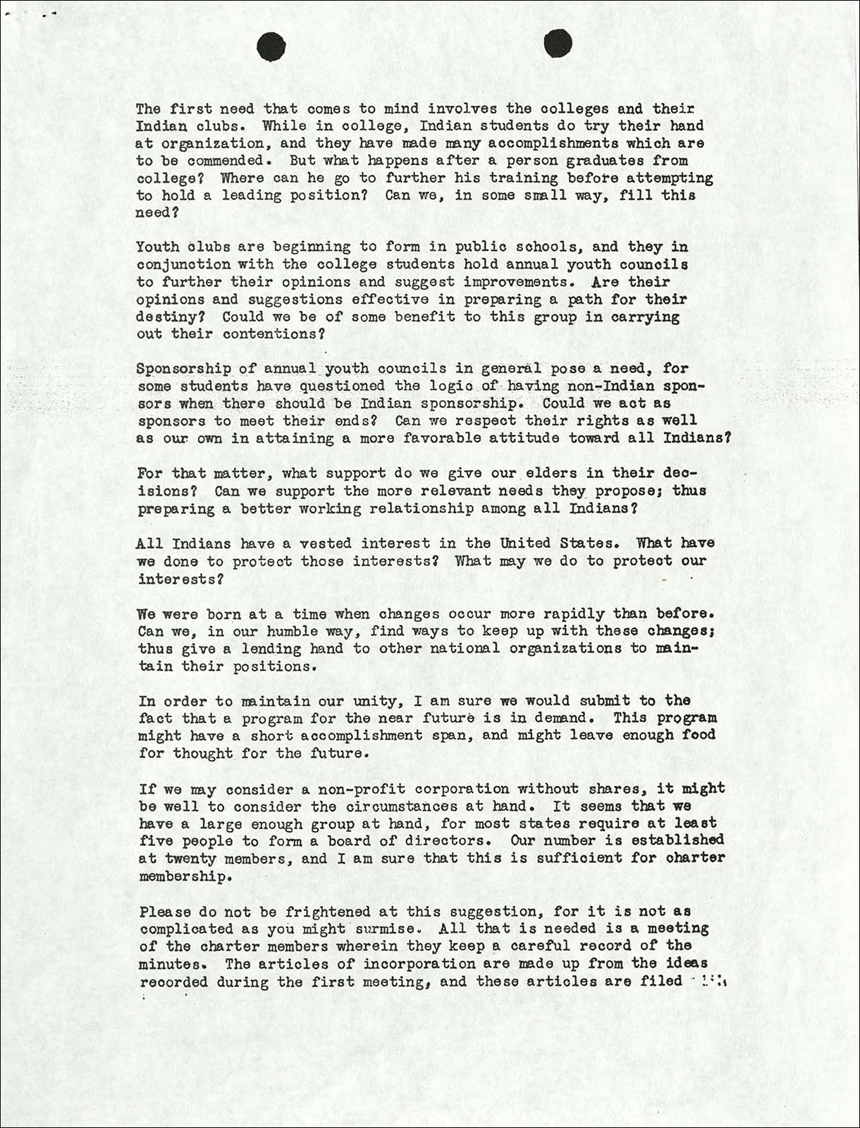 Letter from Herb Blatchford to Mel Thom, page 2