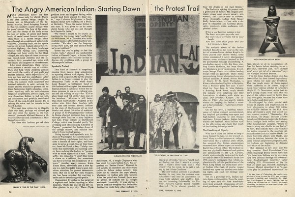 “The Angry American Indian: Starting Down the Protest Trail” Seven Generations 2020